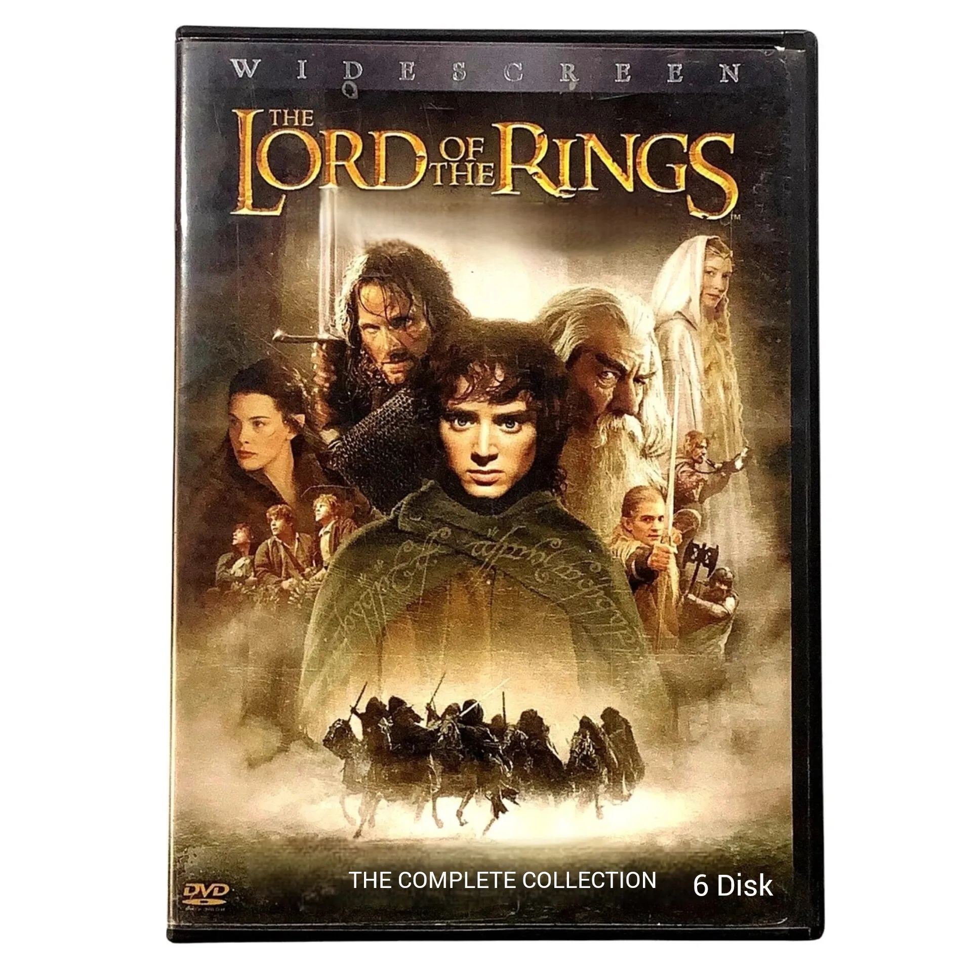 مجموعه کامل DVD ارباب حلقه ها . (۶ دیسک)
