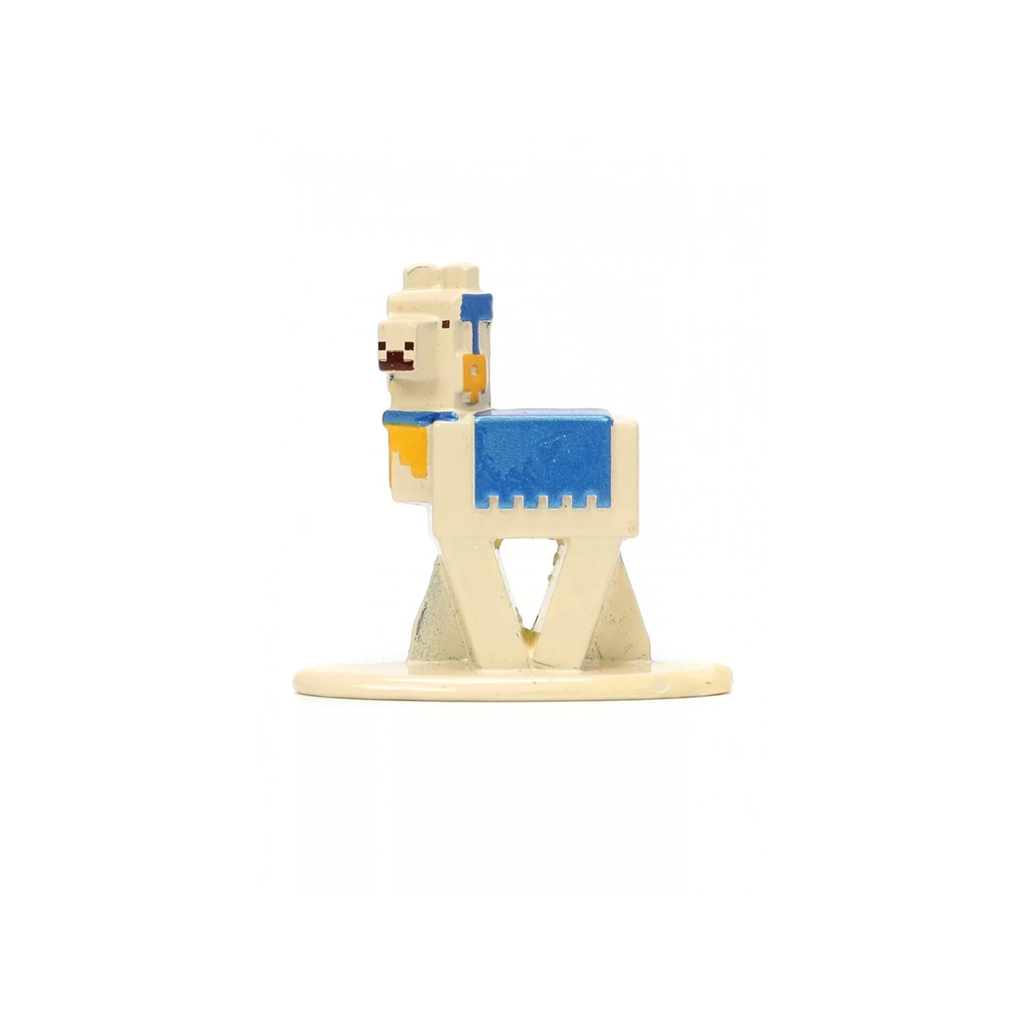 نانو فیگور فلزی Minecraft مدل Creamy Trader Llama